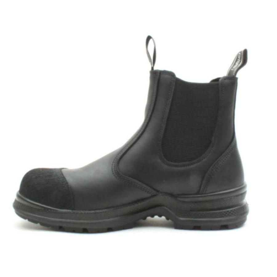 Men Goodyear | Mens Safety Slip On Boot Loader - Black