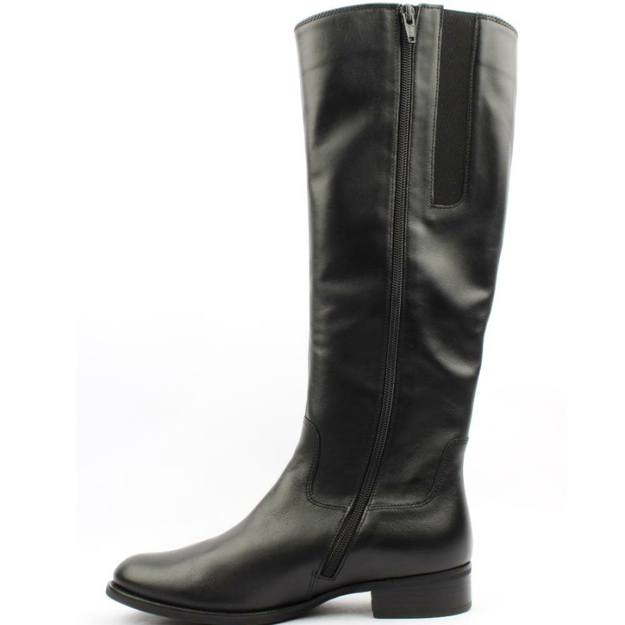 Women Gabor | 31649 Knee High Boot - Black
