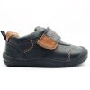 Kids Startrite | Footprint Strap Shoe - Navy Leather G