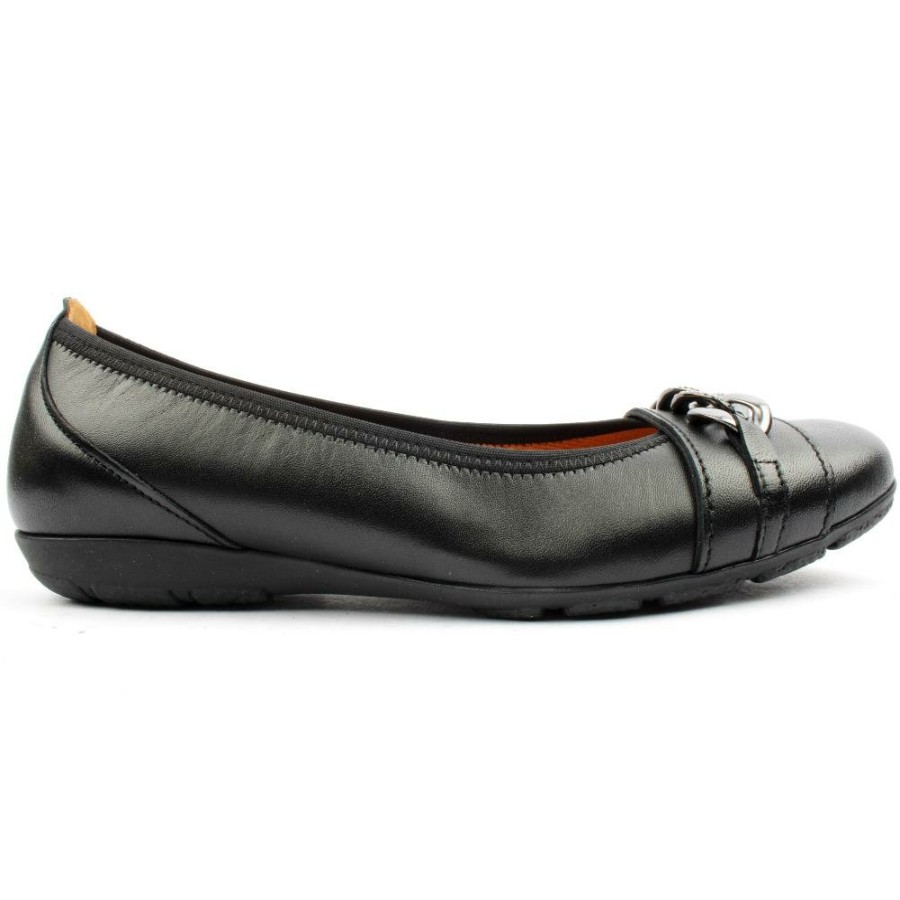 Women Gabor | 34160 Pomp Shoe - Black
