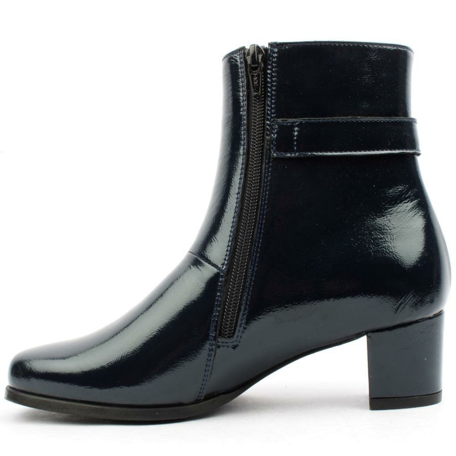 Women Softmode | Kelly Boot - Navy Patent