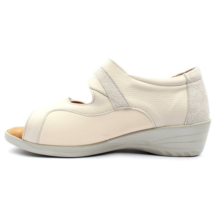 Women Softmode | Stacey Closed Heel Sandal - Beige Multi