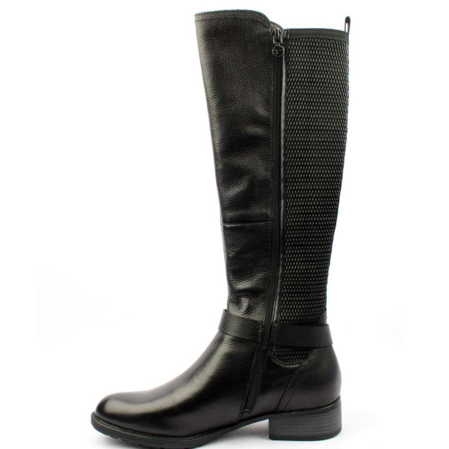 Women Tamaris | 25511 Stretch Boot - Black