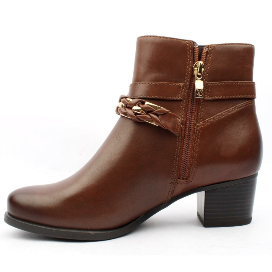 Women Caprice | 25336 Ankle Boot - Tan