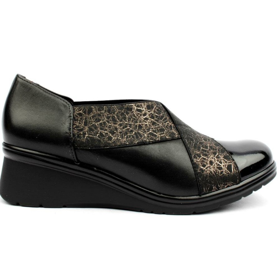 Women Pitillos | 5324 Wedge Shoe - Black Multi