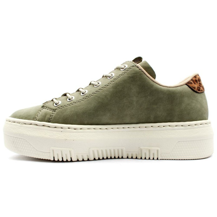Women Rieker | M1952 Laced Shoe - Green