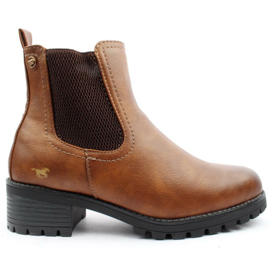 Women Mustang | 1435604 Boot - Tan