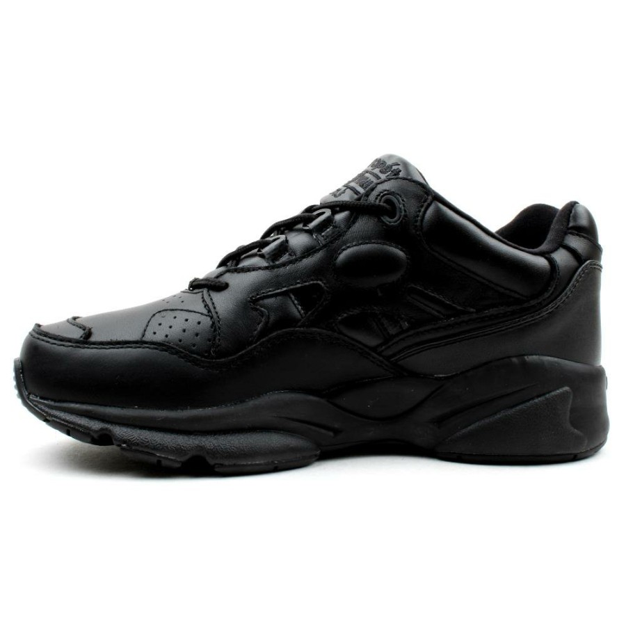 Women Propet | W2034 Walking Shoe White - Black