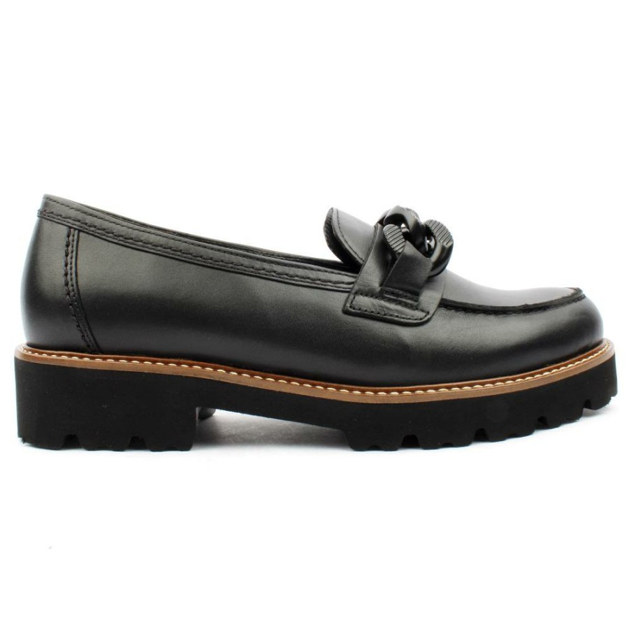 Women Gabor | 35240 Loafer Shoe - Black