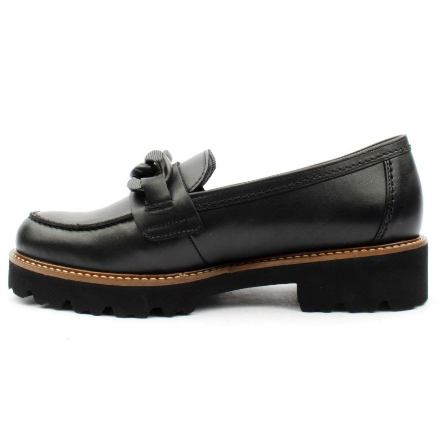 Women Gabor | 35240 Loafer Shoe - Black