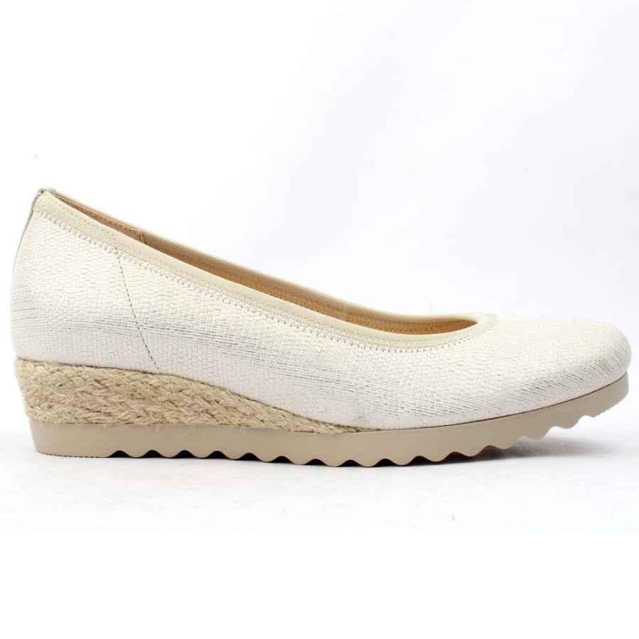 Women Gabor | 42641 Shoe - White Gold
