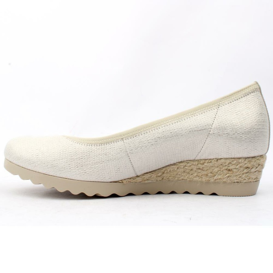 Women Gabor | 42641 Shoe - White Gold