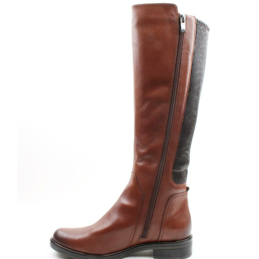Women Caprice | 25513 Knee High Boot - Tanmulti